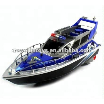 Hot!!!Electric Full Function 4CH Police Patrol Cruiser RTR RC Boats Hobby(blue)